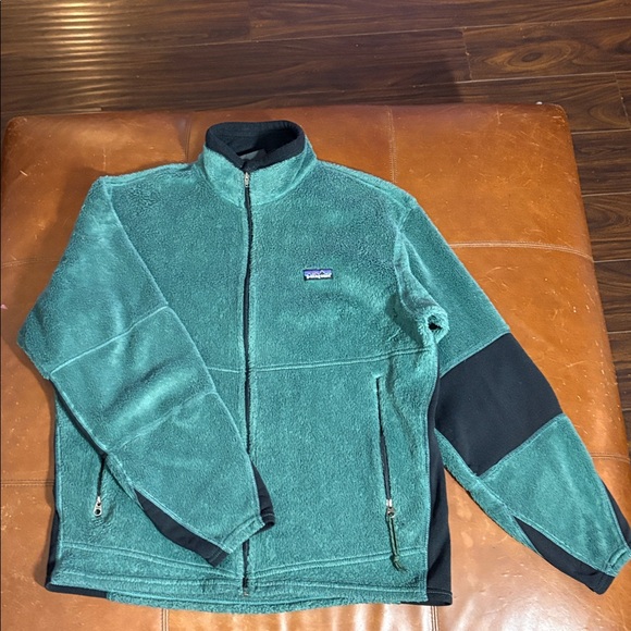 Vintage Y2K PATAGONIA Polartec Regulator Sea Green Fleece Jacket Made in USA - Picture 8 of 16
